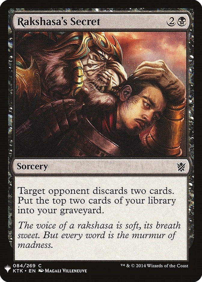 Image for Rakshasa's Secret (84) [The List Reprints]