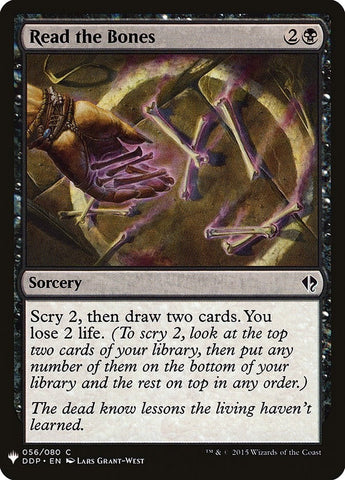 Image for Read the Bones (56) [The List Reprints]