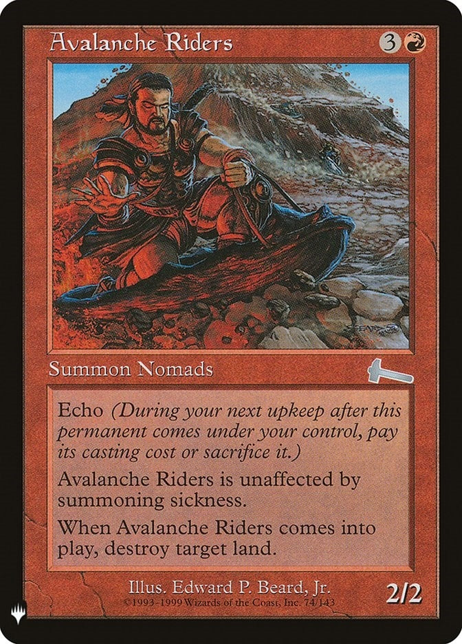 Image for Avalanche Riders (74) [The List Reprints]