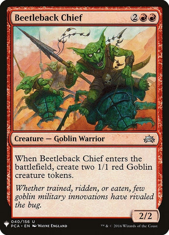 Image for Beetleback Chief (40) [The List Reprints]