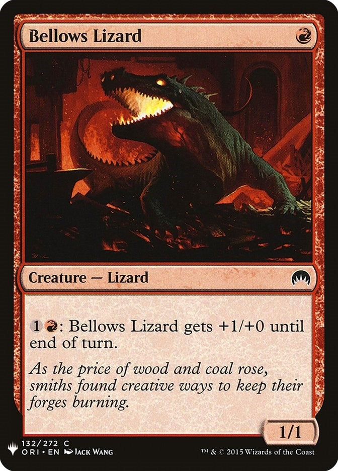 Image for Bellows Lizard (132) [The List Reprints]