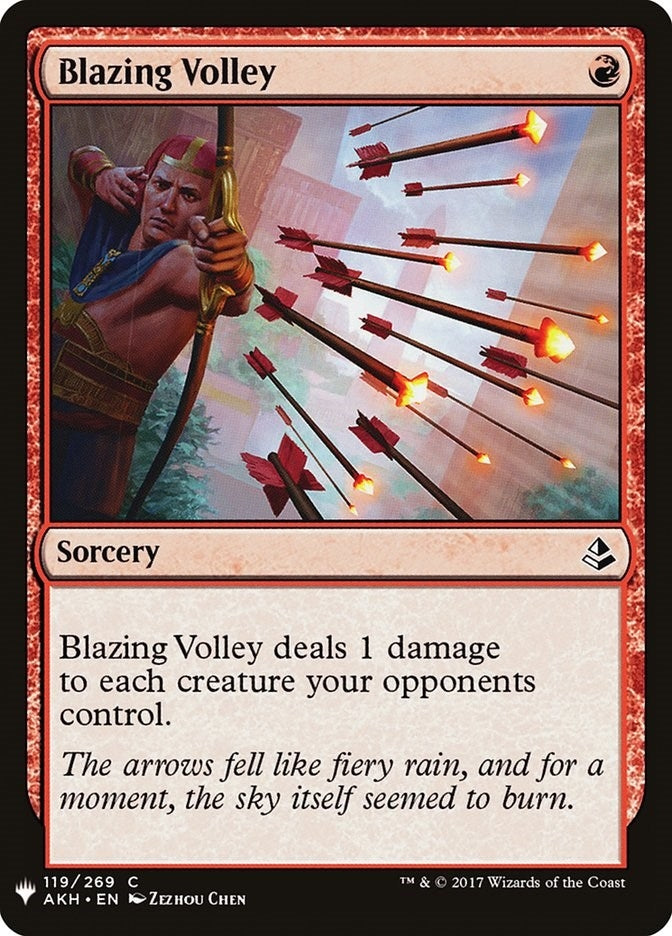 Image for Blazing Volley (119) [The List Reprints]
