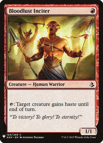 Image for Bloodlust Inciter (120) [The List Reprints]