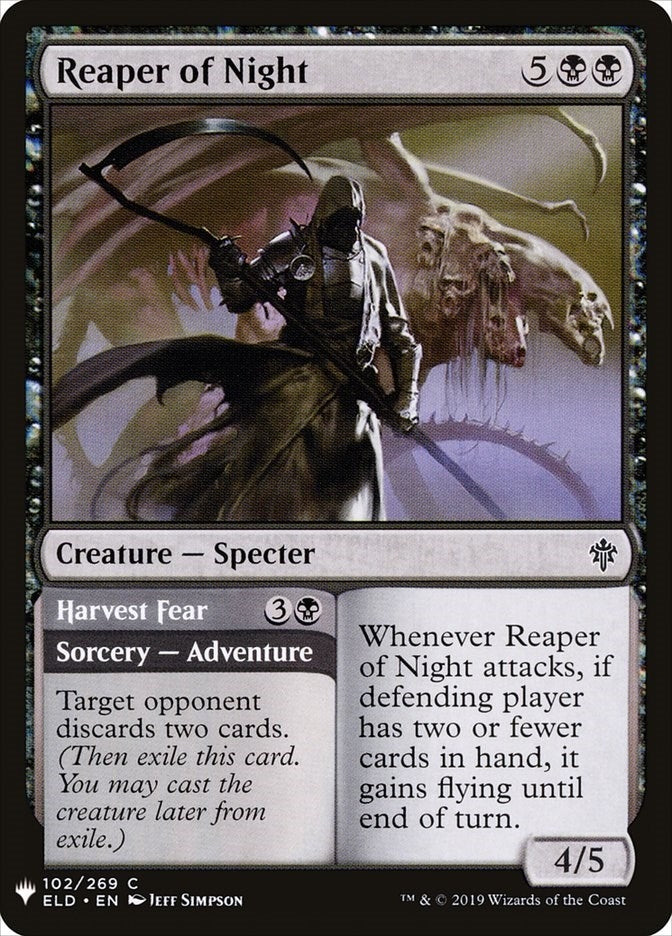 Image for Reaper of Night (102) [The List Reprints]
