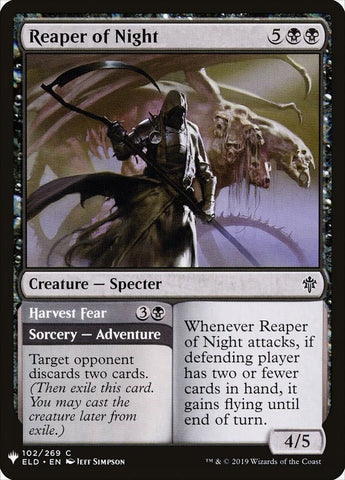 Image for Reaper of Night (102) [The List Reprints]