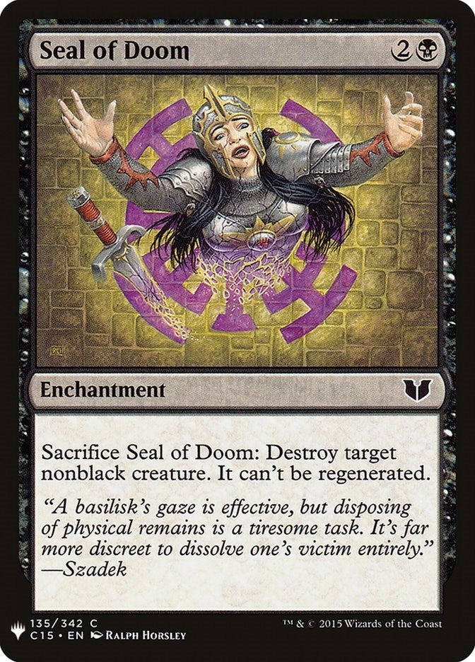 Image for Seal of Doom (135) [The List Reprints]