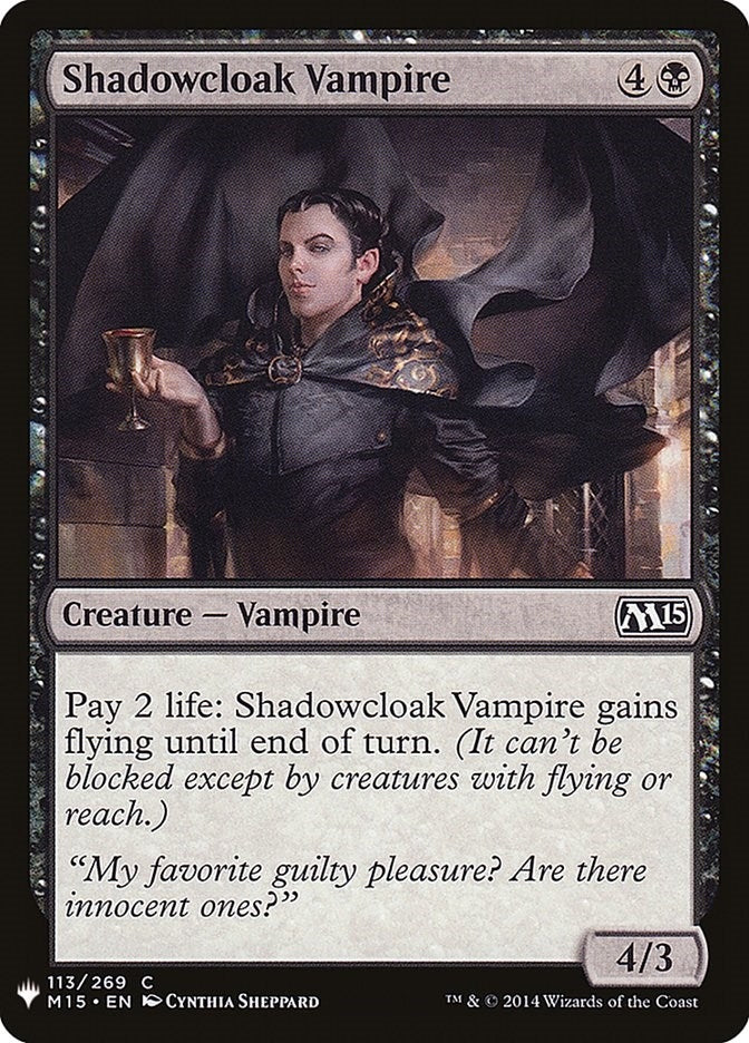 Image for Shadowcloak Vampire (113) [The List Reprints]
