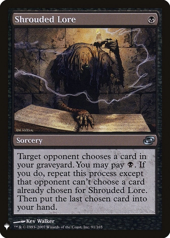 Image for Shrouded Lore (91) [The List Reprints]