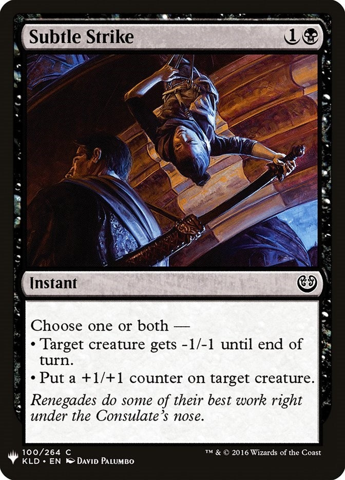Image for Subtle Strike (100) [The List Reprints]