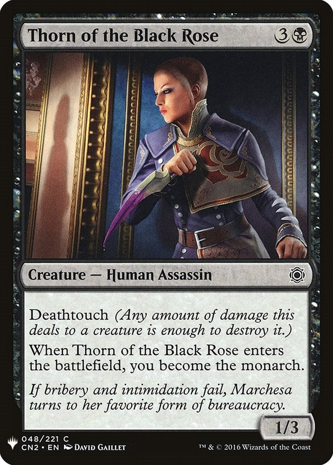 Image for Thorn of the Black Rose (48) [The List Reprints]