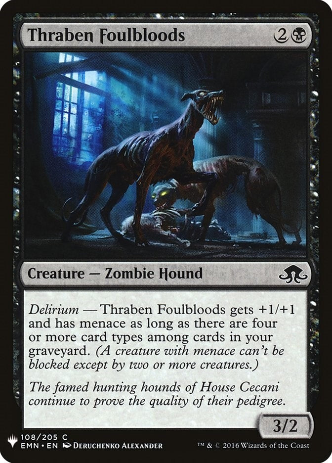 Image for Thraben Foulbloods (108) [The List Reprints]