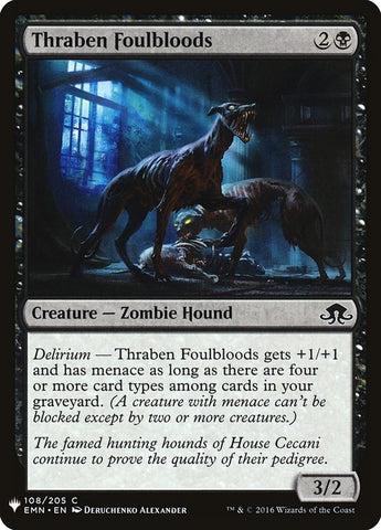 Image for Thraben Foulbloods (108) [The List Reprints]
