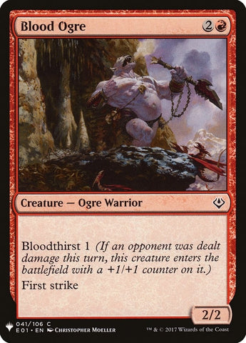 Image for Blood Ogre (41) [The List Reprints]