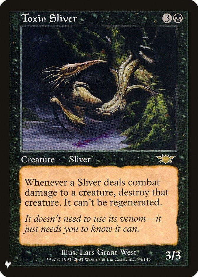 Image for Toxin Sliver (84) [The List Reprints]