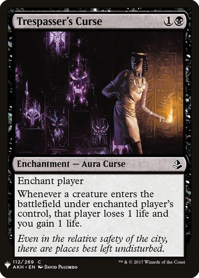 Image for Trespasser's Curse (112) [The List Reprints]