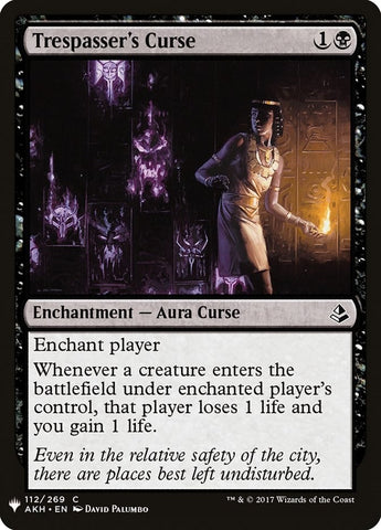 Image for Trespasser's Curse (112) [The List Reprints]