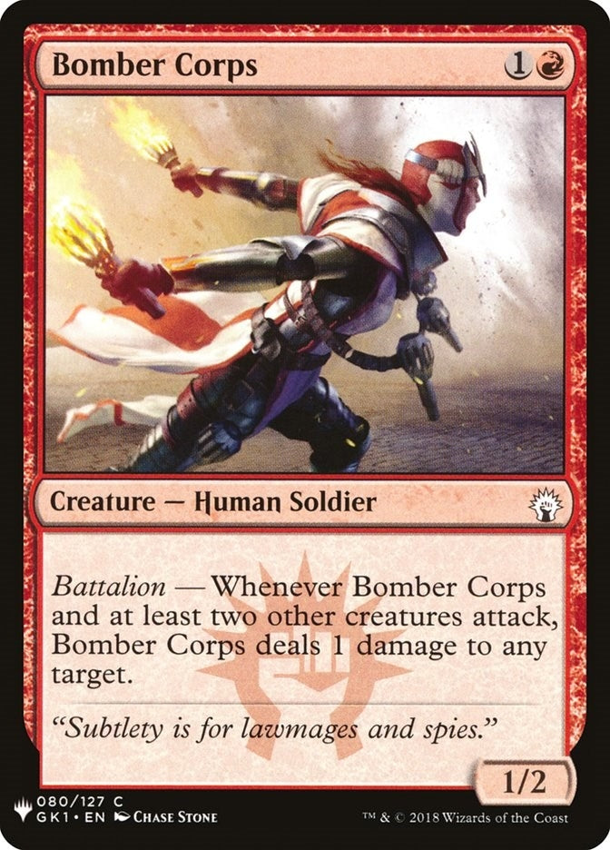 Image for Bomber Corps (80) [The List Reprints]