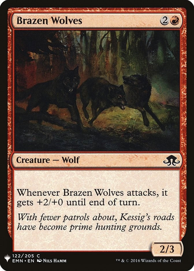 Image for Brazen Wolves (122) [The List Reprints]
