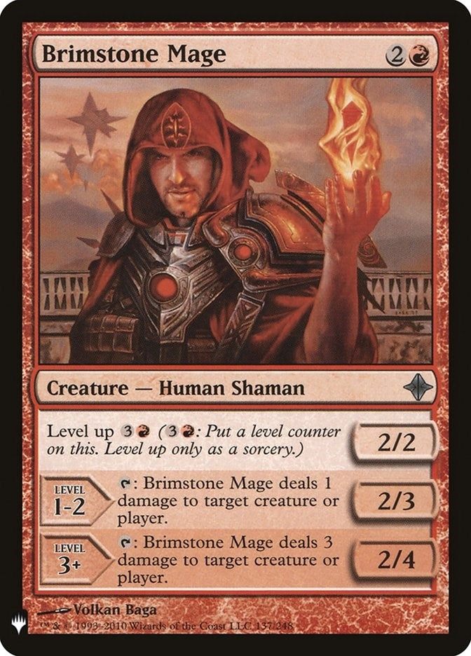 Image for Brimstone Mage (137) [The List Reprints]