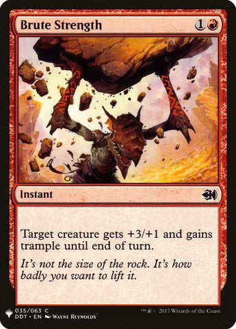 Image for Brute Strength (35) [The List Reprints]