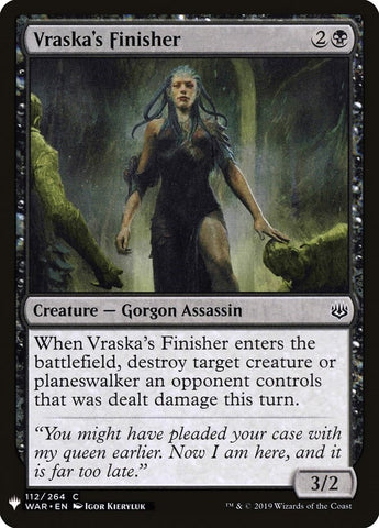 Image for Vraska's Finisher (112) [The List Reprints]