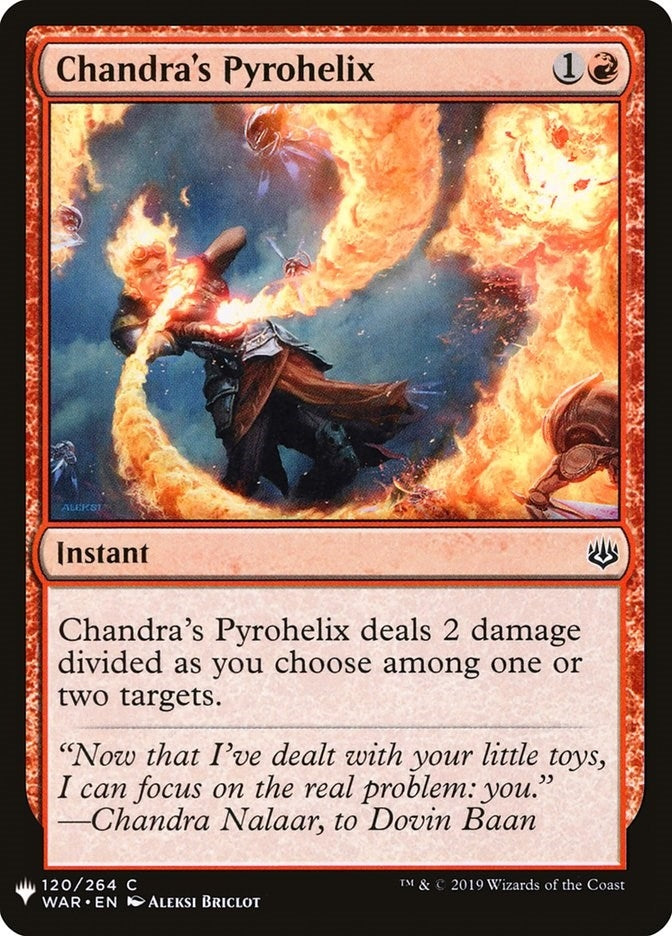 Image for Chandra's Pyrohelix (120) [The List Reprints]