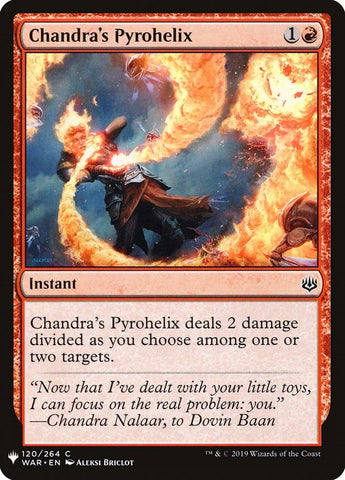 Image for Chandra's Pyrohelix (120) [The List Reprints]