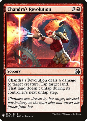 Image for Chandra's Revolution (77) [The List Reprints]