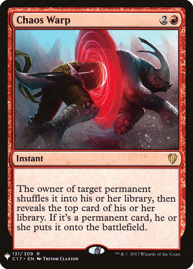 Image for Chaos Warp (C17) (131) [The List Reprints]