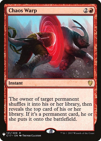 Image for Chaos Warp (C17) (131) [The List Reprints]