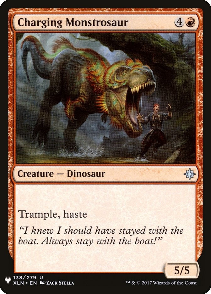 Image for Charging Monstrosaur (138) [The List Reprints]