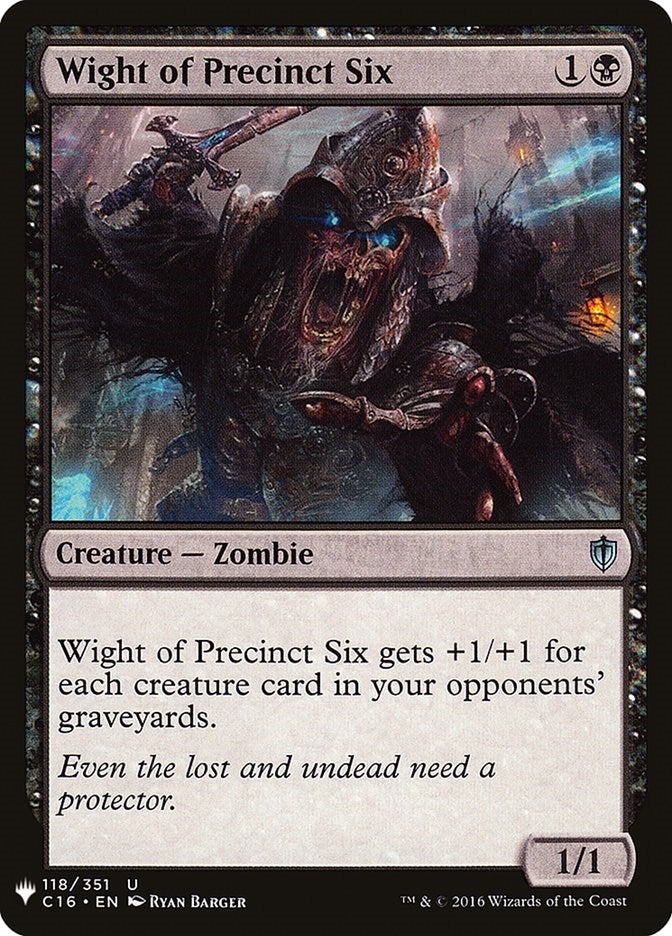 Image for Wight of Precinct Six (118) [The List Reprints]
