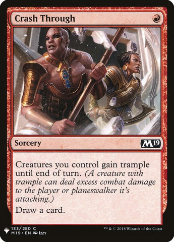 Image for Crash Through (133) [The List Reprints]
