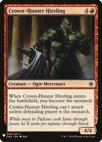 Image for Crown-Hunter Hireling (50) [The List Reprints]