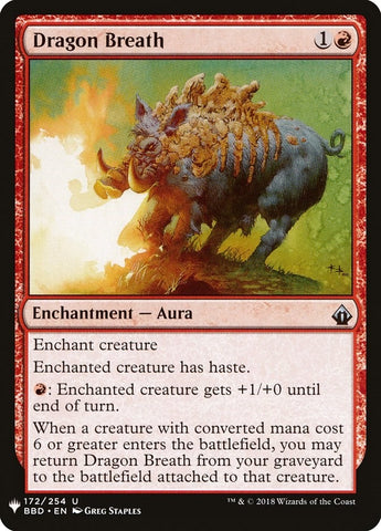 Image for Dragon Breath (172) [The List Reprints]