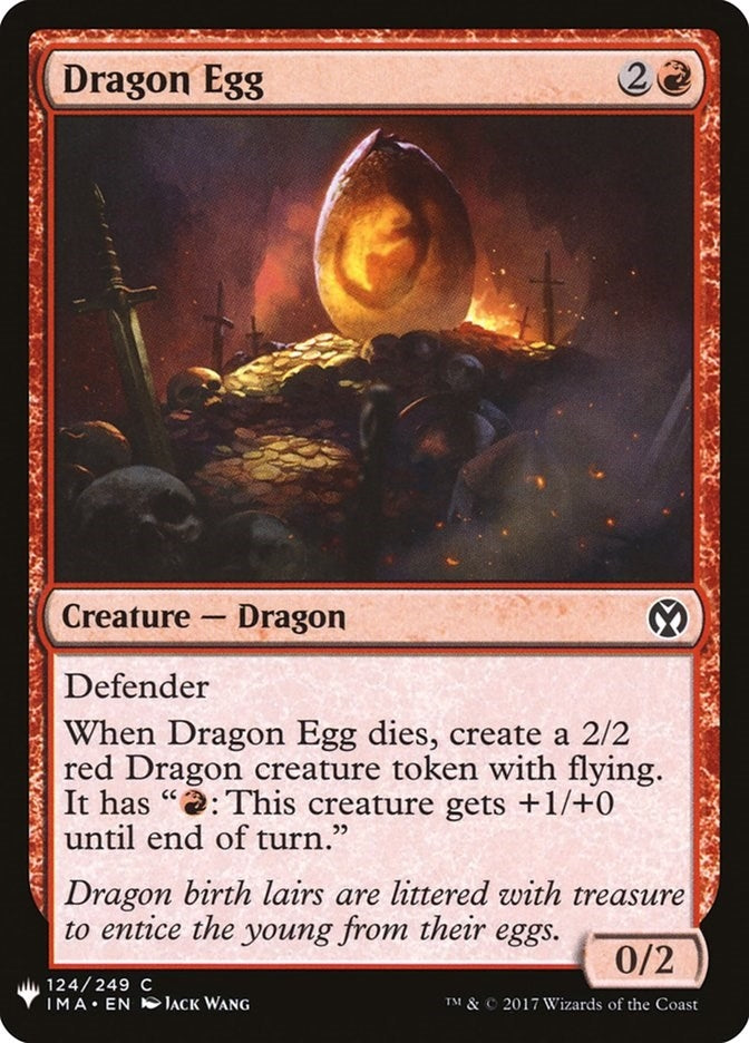 Image for Dragon Egg (124) [The List Reprints]