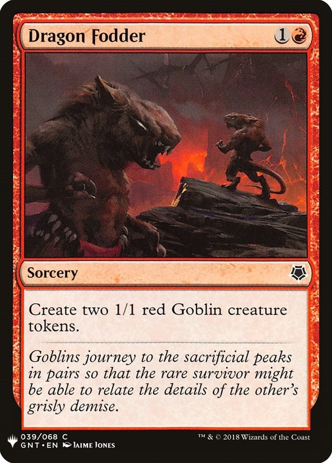 Image for Dragon Fodder (39) [The List Reprints]