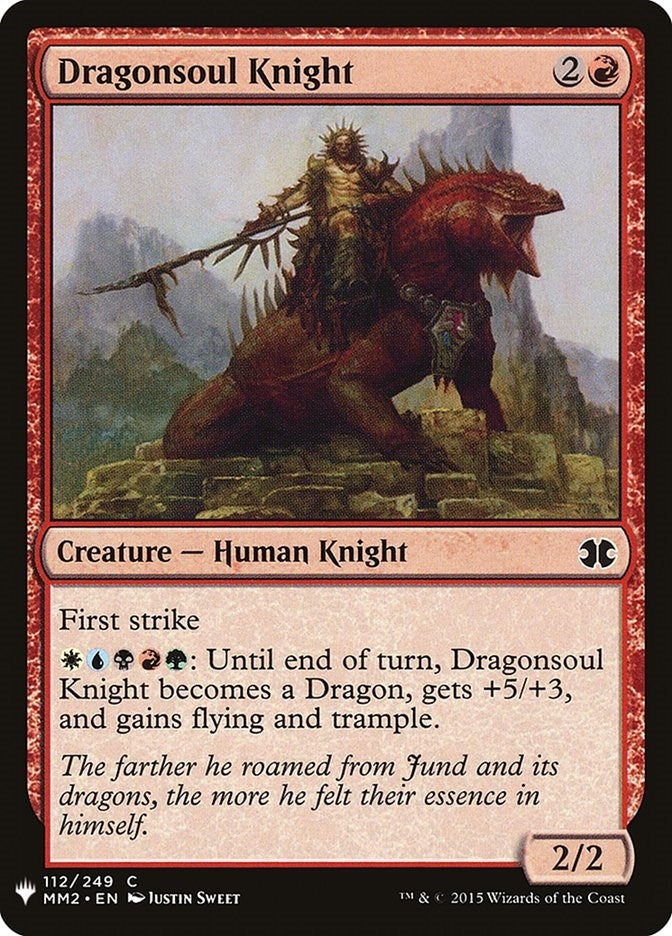 Image for Dragonsoul Knight (112) [The List Reprints]