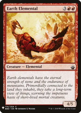 Image for Earth Elemental (174) [The List Reprints]