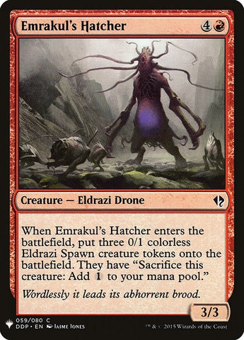 Image for Emrakul's Hatcher (59) [The List Reprints]