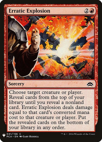 Image for Erratic Explosion (41) [The List Reprints]