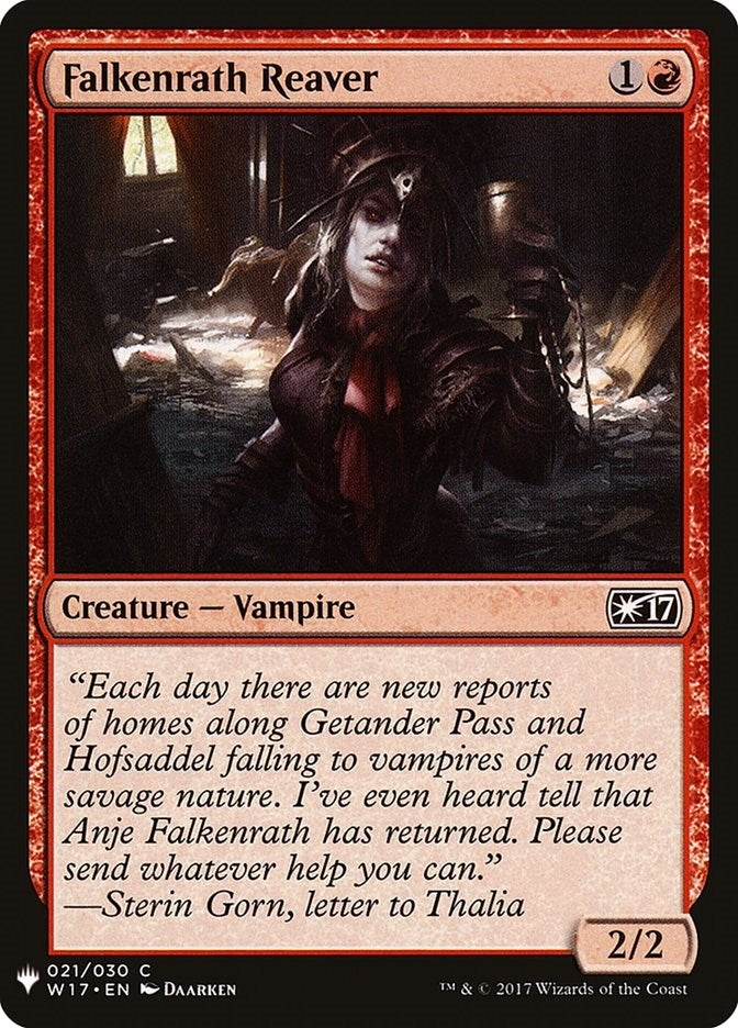 Image for Falkenrath Reaver (21) [The List Reprints]