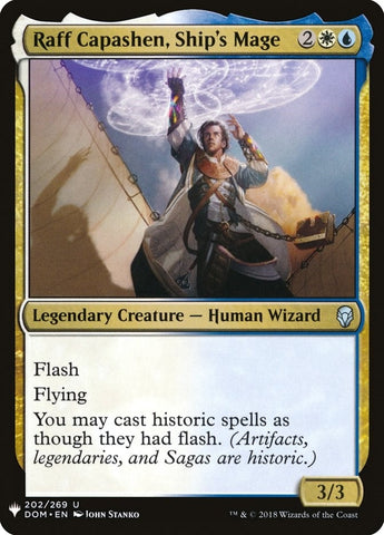 Image for Raff Capashen, Ship's Mage (202) [The List Reprints]