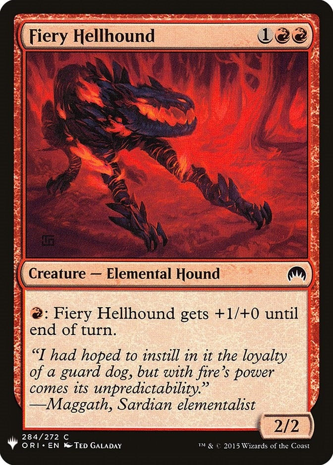 Image for Fiery Hellhound (284) [The List Reprints]
