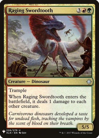 Image for Raging Swordtooth (226) [The List Reprints]