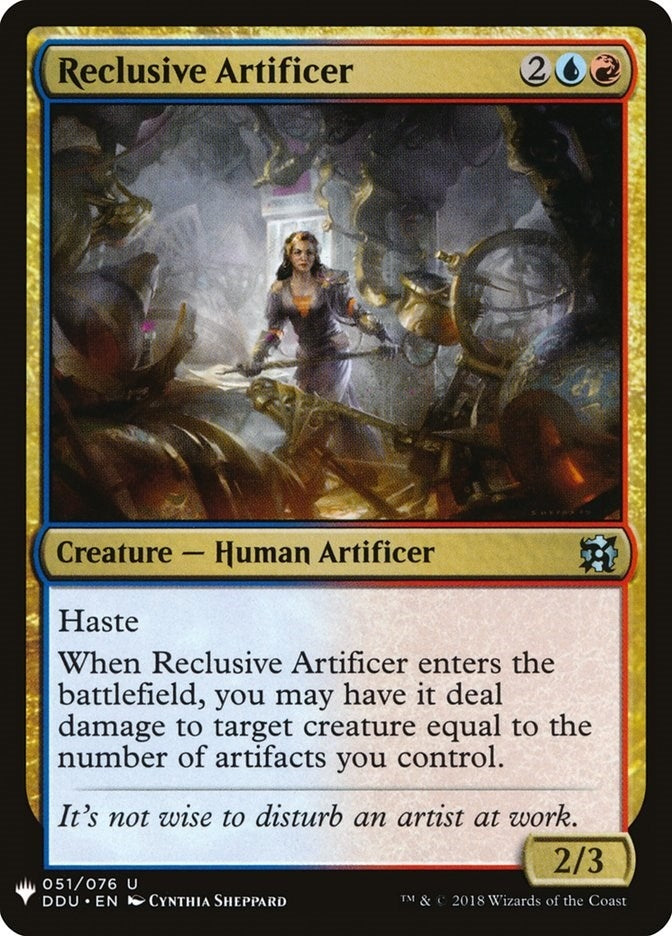 Image for Reclusive Artificer (51) [The List Reprints]