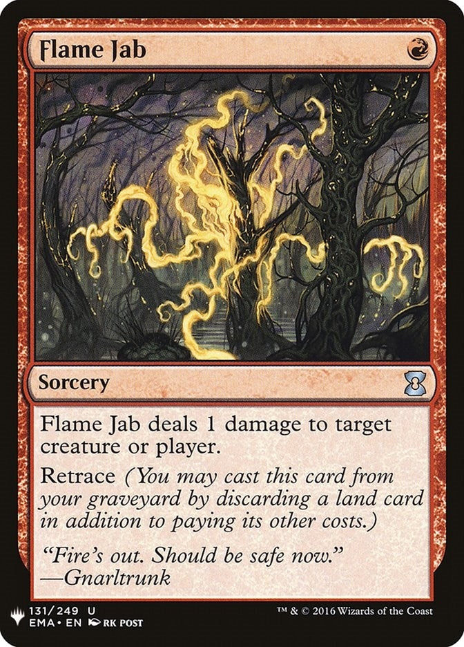 Image for Flame Jab (131) [The List Reprints]