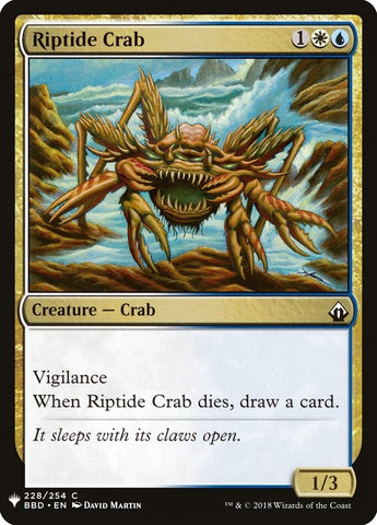 Image for Riptide Crab (228) [The List Reprints]