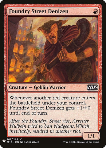 Image for Foundry Street Denizen (141) [The List Reprints]