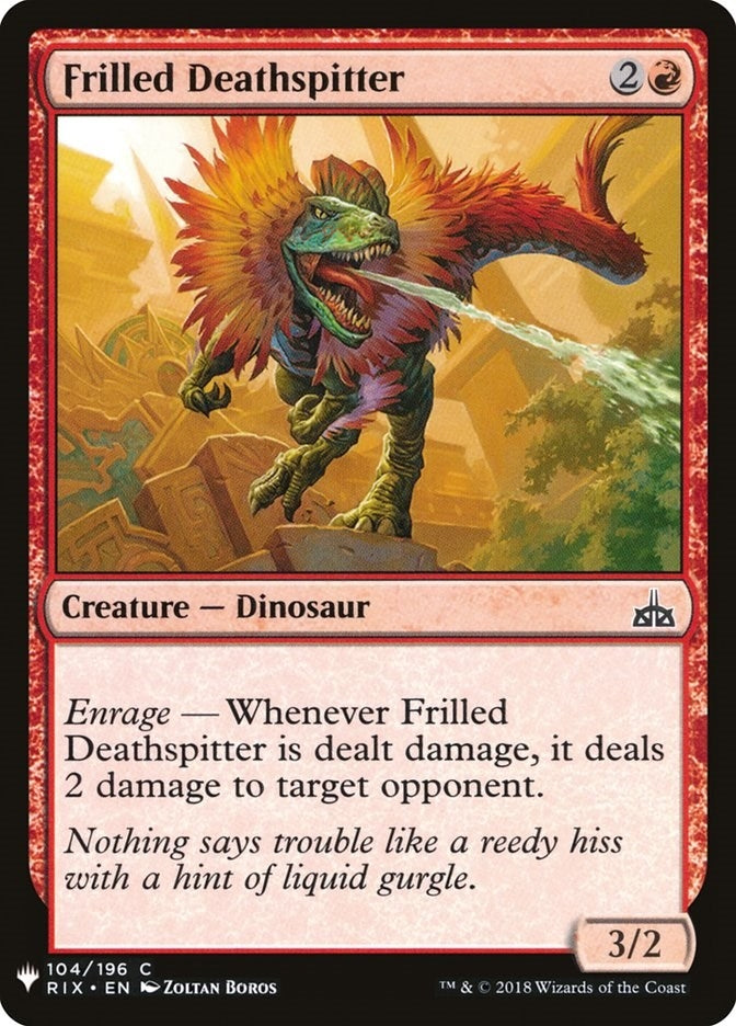 Image for Frilled Deathspitter (104) [The List Reprints]